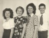 Clara (Inez sister) Rugie (Inez mother) Inez (pregnant with Shiela) & brother Bill