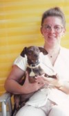 Mom holding Charlie Brown