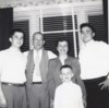 Neil pictured with his Mom, Dad and brothers Bill and Chuck.