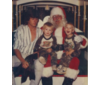 Christmas 1990-Jess, Matt, and Dad with Santa